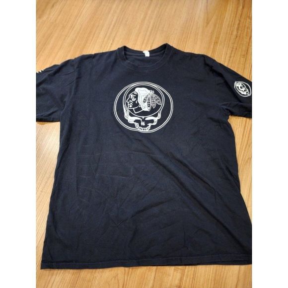 Grateful Dead Other - 3 for $60 Grateful Dead Blackhawks T Shirt Fare Thee Well Black Mens Size XL
